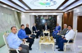 Vali Hulusi Şahin’den Yeşilyurt Belediye Başkanı Mehmet Çınar’a İadeyi Ziyaret