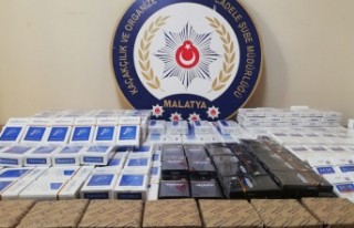 338 paket bandrolsüz kaçak sigara ele geçirildi