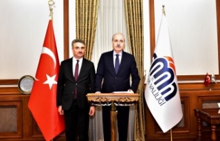 Numan Kurtulmuş'tan Vali Baruş'a Ziyaret