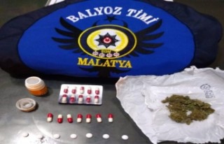 Malatya'da Çok sayıda uyuşturucu hap ele geçirildi