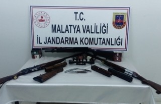 Malatya'da Silah Kaçakçılarına Operasyon