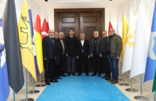 MEV'den Başkan Güder'e Ziyaret