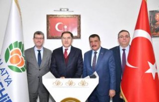 Başdenetçi Malkoç, Başkan Gürkan’ı ziyaret...