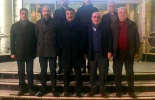 İş Adamları Başkan Gürkan'ı Ziyaret Etti