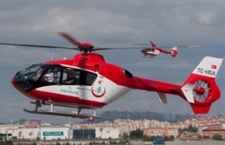 Beyin Kanaması Geçirdi Ambulans Helikopterle Malatya'ya...