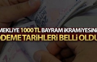 1.000 TL Bayram İkramiye Ödemeleri Başlıyor