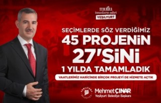 Başkan Çınar, 27 Projeyi 1 Yıl İçinde Hayata...