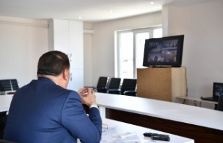 Başkan Gürkan Video Konferansla Bakan Karaismailoğlu...