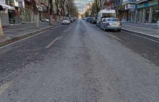 Malatya cadde ve sokaklarda korona sessizliği