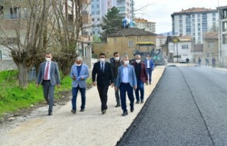 Başkan Çınar yol çalışmalarını inceledi