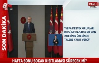 Cumhurbaşkanı Erdoğan Açıkladı! Yasaklar Bitti...