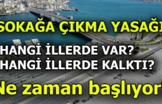 Hangi İllerde '16-17-18-19 Mayıs'ta Sokağa...