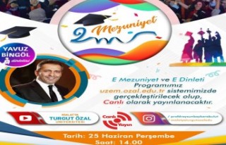 MTÜ e-mezuniyet töreninde Yavuz Bingöl e-konseri