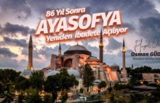 Başkan Güder'den Ayasofya Mesajı