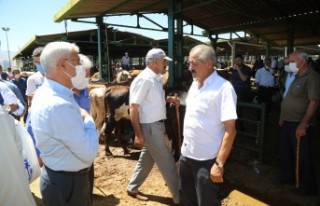 Başkan Güder, Hayvan yetiştiricilerinin taleplerini...