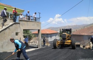 Battalgazi Belediyesi Asfalt Serimini Sürdürüyor