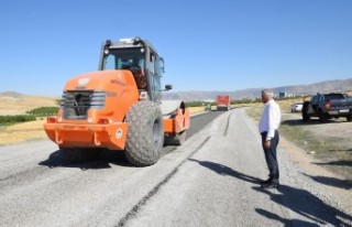 Battalgazi'nin Yollarına Soğuk Asfalt Serimi...