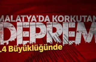 Malatya'da DEPREM Meydana Geldi