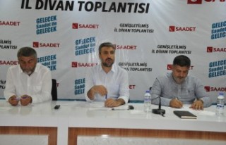 Saadet Partisi Temmuz ayı İl Divan Toplantısı...