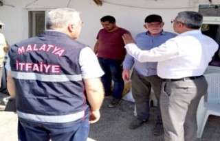 Büyükşehir deprem bölgesinde çalışmaya başladı