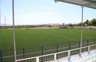 Eskimalatya'da ki futbol sahası yenilendi