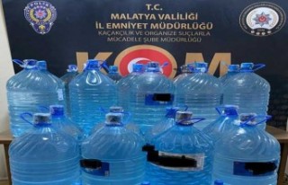 447 litre el yapımı sahte içki ele geçirildi