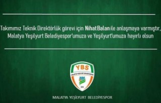 Yeşilyurt Belediyespor'un Yeni Teknik Direktörü...