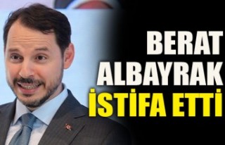 Hazine ve Maliye Bakanı Berat Albayrak istifa etti