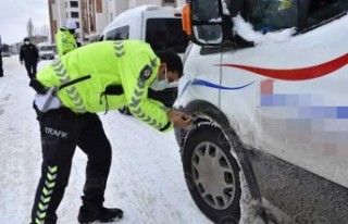 Kış Lastiği Denetimi Yapıldı