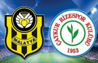 Y. Malatyaspor-Çaykur Rizespor maçında Hüseyin...