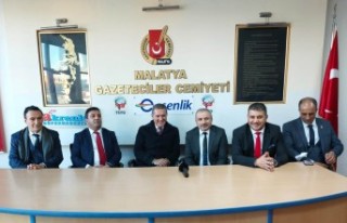 Sarıgül, Malatya Gazeteciler Cemiyetini Ziyaret...