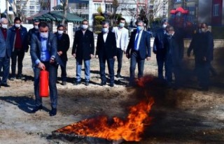 Yeşilyurt Belesiyesi'nde ‘Yangın Ve İlk...