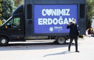 Battalgazi’de “Canımız Erdoğan” Görseli...