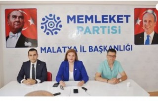 Memleket Partisi Malatya İl Teşkilatı Basınla...