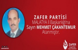 Zafer Partisi’nin MALATYA İl Başkanlığına Mehmet...