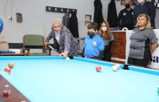 Bilardo Şampiyonasının Açılışını Başkan...