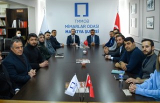Başkan Gürkan'dan Malatya Mimarlar Odasına...