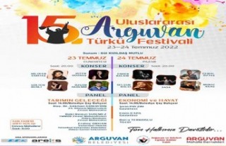 15. Uluslararası Arguvan Türkü Festival Programı...