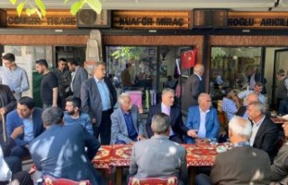 Çakır, Akçadağ ilçesinde ensafları ziyaret ederek...