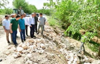 Samanköy’ün Yolları Güvenli Hale Getiriliyor