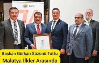 Başkan Gürkan Sözünü Tuttu! Malatya İlkler Arasında