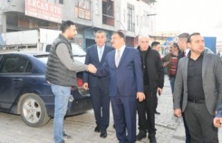 Başkan Gürkan, Sanayi Sitesi Esnaflarını ziyaret...