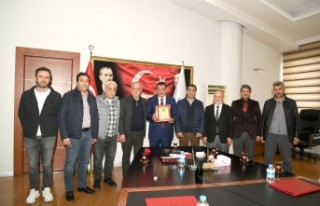 Kuyumcu Esnafından Başkan Gürkan'a Ziyaret