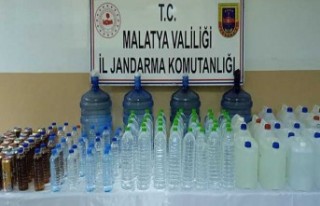 Malatya'da 3.978 litre kaçak alkol ele geçirildi.