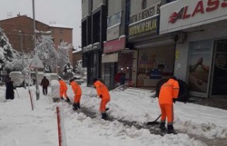 Kar Yağışı Malatya'da Etkili Oldu