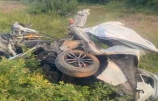 Malatya'da araç şarampole devrildi: 1 ölü...
