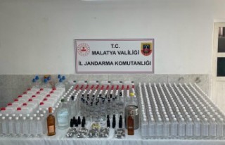 Malatya'da 334 Litre Kaçak Alkol Ele Geçirildi