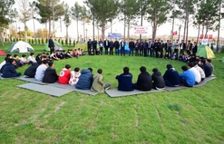 Başkan Güder İzcilerin Kampına Katıldı 