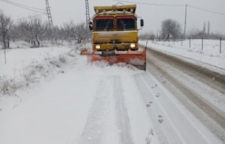 Büyükşehir Belediyesinden Yoğun Kar Mesaisi