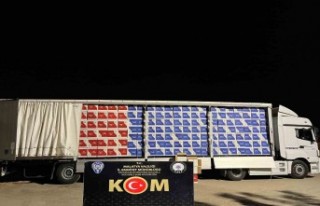 Malatya’da  5 milyon makaron ele geçirildi